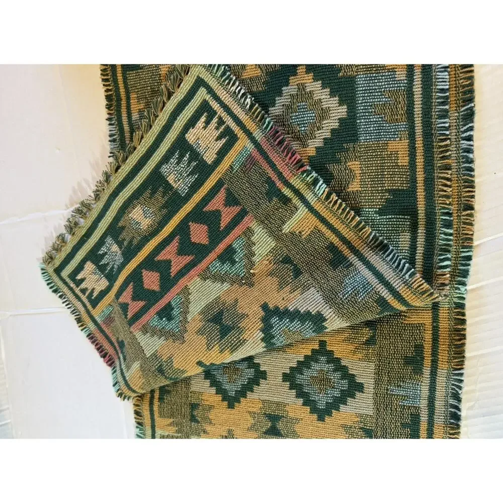 Southwestern Table Runner Multicolored Native American Rustic Aztec 13